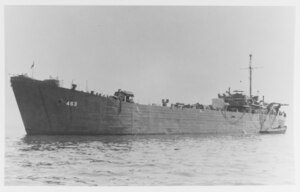 USS LST-463 taxminan 1945 yil