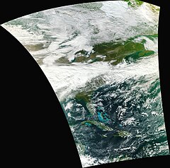 First image acquired by the VIIRS sensor.