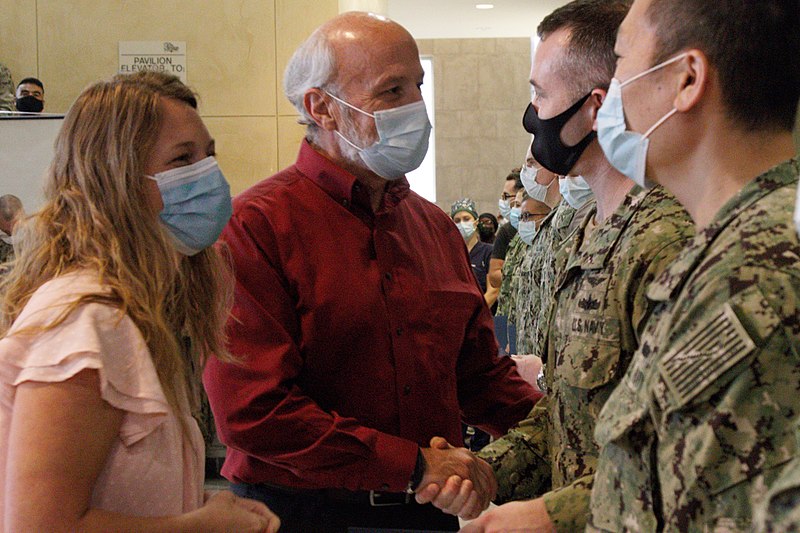 File:US Navy, Army Medical Response Team completes COVID fight at Lafayette, Louisiana Hospital 211020-A-RY829-0010.jpg