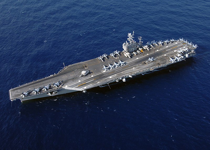 File:US Navy 070403-N-0535P-019 The Nimitz-class aircraft carrier USS Harry S. Truman (CVN 75) with embarked Carrier Air Wing (CVW) 3, transits through the Atlantic Ocean.jpg