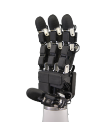a high-density 3-axis tactile sensing in a thin, soft, durable package, with minimal wiring. Integrating uSkin on the Allegro hand provides it with the human sense of touch.