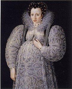 187 - Unknown Lady, c. 1595 (now attributed to Marcus Gheeraerts the Younger, Tate, 2003)
