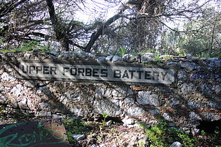 Forbes Batteries Pair of artillery batteries in Gibraltar