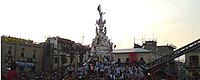 Arrivo in piazza I maggio