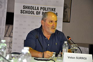 <span class="mw-page-title-main">Veton Surroi</span> Kosovo-Albanian journalist, politician and founder of the ORA political party