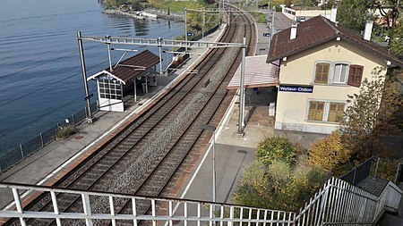 Veytaux Chillon railway station