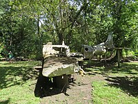 Vliegtuigen in Vilu War Museum