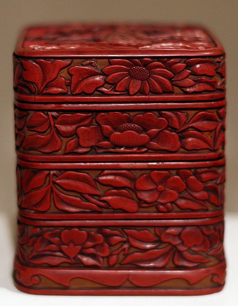 File:WLA brooklynmuseum Four Tiered Box Ming Carved Lacquer.jpg