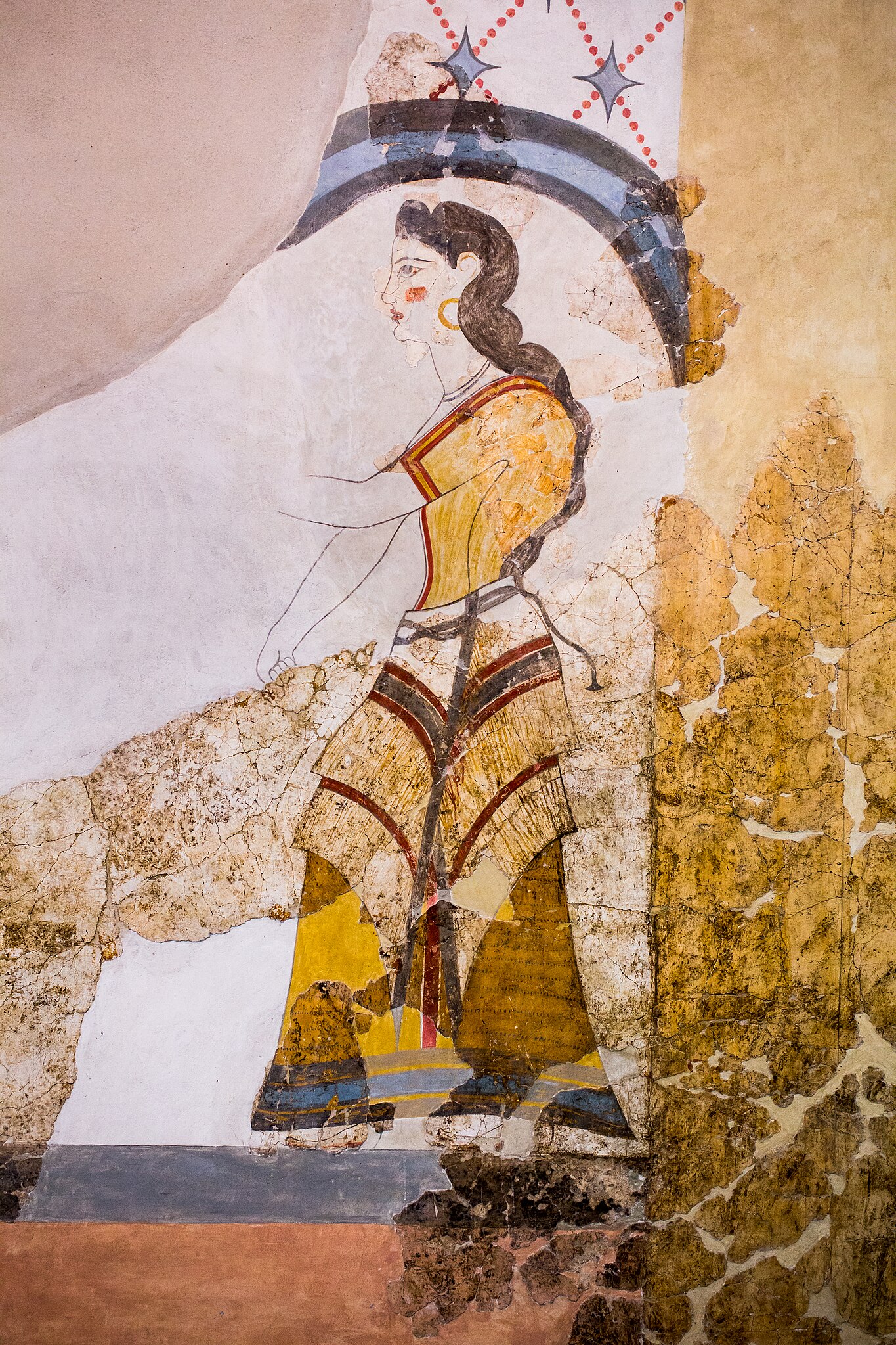 thera wall paintings