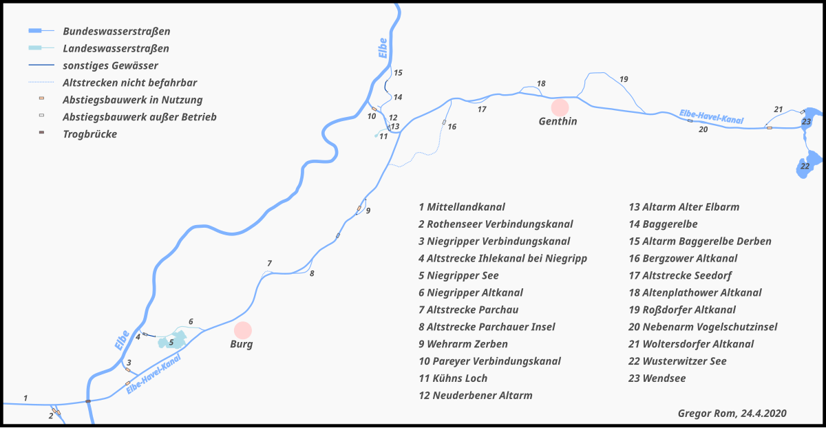 Elbe Havel Kanal Wikipedia