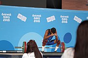 Deutsch: Gewichtheben bei den Olympischen Jugendspielen 2018; Tag 2, 10. Oktober 2018; Jungen 62 kg English: Weightlifting at the 2018 Summer Youth Olympics at 8 October 2018 – Boys' 62 kg