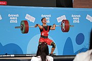 Deutsch: Gewichtheben bei den Olympischen Jugendspielen 2018; Tag 2, 10. Oktober 2018; Jungen 62 kg English: Weightlifting at the 2018 Summer Youth Olympics at 8 October 2018 – Boys' 62 kg