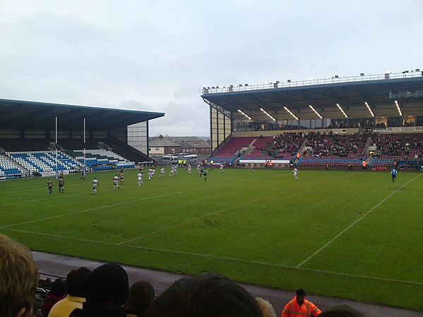 The interior of the DCBL Stadium.