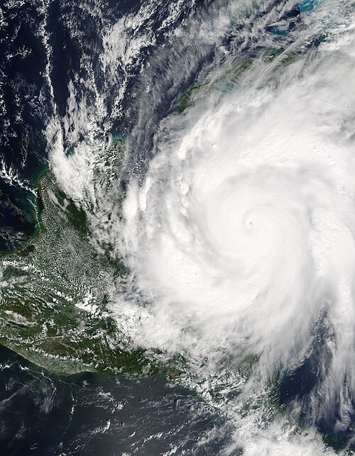 Hurricane Wilma with a pinhole eye