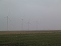 Wind turbines close to Wesselburen