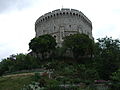 The shell keep of Windsor Castle was built by Henry II and remodelled in the 19th century.