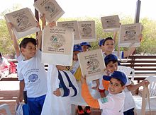 Children celebrating World Wetlands Day World Wetlands Day in Pakistan.jpg