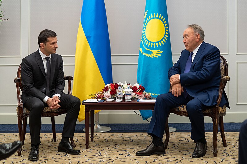 File:Zelensky & Nazarbayev in Japan (Oct 2019).jpg