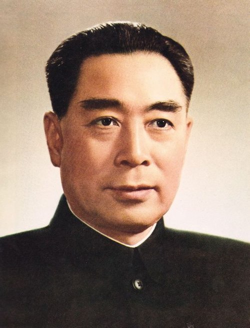 A portrait of Zhou Enlai