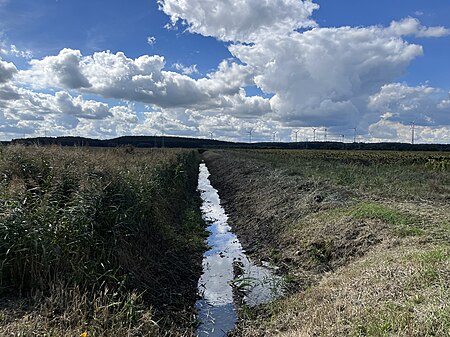 Zossen Saalowgraben Blick nach Westen