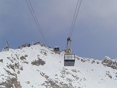 Bergstation der Zugspitz-Gletscherbahn