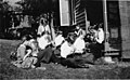 "Knitting for our soldiers" - Kambala School, Sydney, NSW, between 1914-1918 - photographer unknown (4658764197).jpg