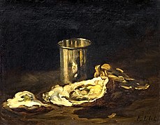 Huître et timbale (Oyster and timbale) by Théodule Ribo - Les Franciscaines Deauville