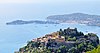 View on the village from the ''Grande corniche'' road.