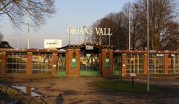 Örjans Vall, seen from the entrance