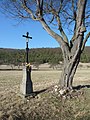 English: Wayside cross at the village of Čepice, Klatovy District, Czech Republic Čeština: Křížek u vsi Čepice, okres Klatovy