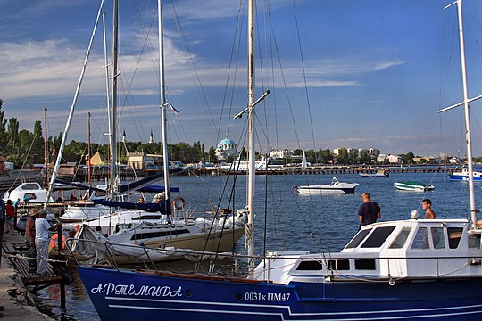 The port of Yevpatoria