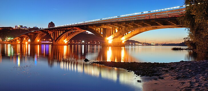 Panorama Metro mosta u Kijevu