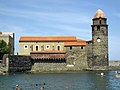 Església de Santa Maria i torre contigua amb rellotge