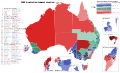 Winning margin by electorate for the 1955 Australian federal election.