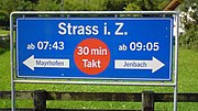 Vorschaubild für Taktfahrplan