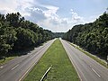 File:2020-07-05 17 24 24 View north along Maryland State Route 119 (Great Seneca Highway) from the overpass for Deer Ridge Road within Seneca Creek State Park just west of Gaithersburg in Montgomery County, Maryland.jpg