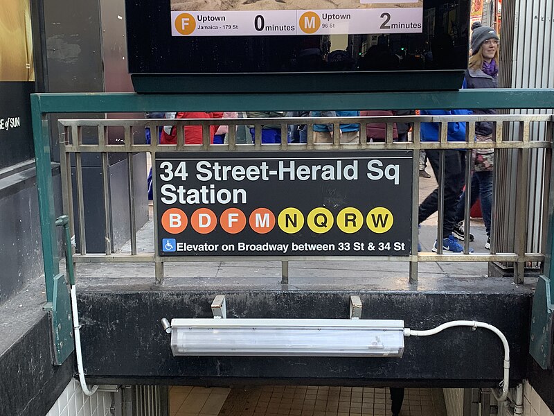 File:34th Street-Herald Square entrance.jpg