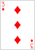 3 of Diamonds