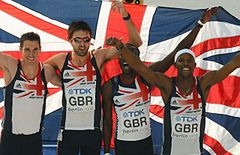 4x400 m Storbritannien Berlin 2009.JPG