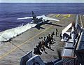 A3D-2 Skywarrior of VAH-4 launching from USS Ticonderoga (CVA-14) 1960.jpg