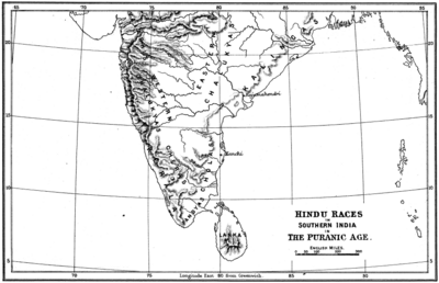 Hindu Races in Southern India in the Puranic Age