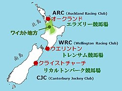 ニュージーランドの主要競馬場