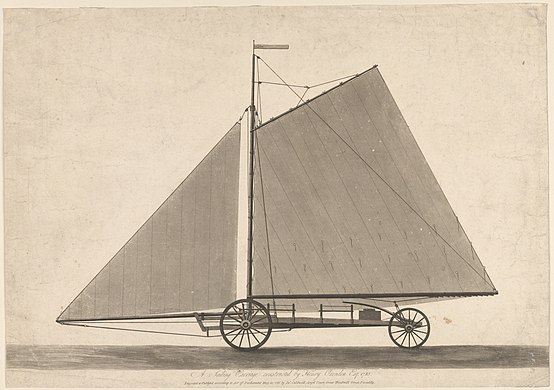 "Sailing carriage", 1785