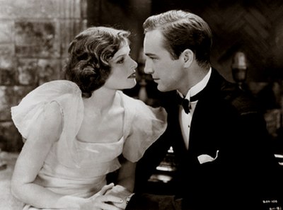 Katharine Hepburn and David Manners in A Bill of Divorcement