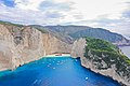 Aerial of Navagio Shipwreck Beach (46470701841).jpg