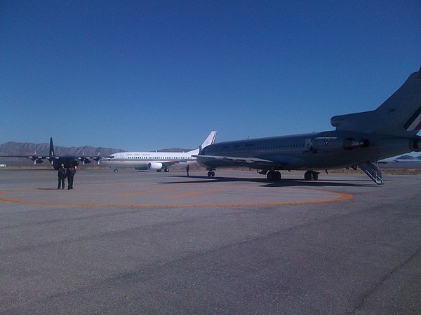 Military aircraft at Air Force Base No. 13