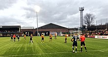 Alloa play visitors Partick Thistle in the Scottish Championship in February 2019. AlloaVSPartick.jpg