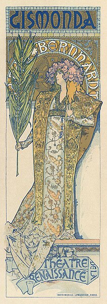 File:Alphonse Mucha - Poster for Victorien Sardou's Gismonda starring Sarah Bernhardt.jpg