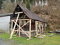 Neben dem Backhaus steht eine Schmiede