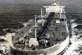 Al Yarmouk Oil Tanker, One of Iraqi Oil Tanker Company (IOTC) fleet in 70s and 80s. Alyrmuk.jpg